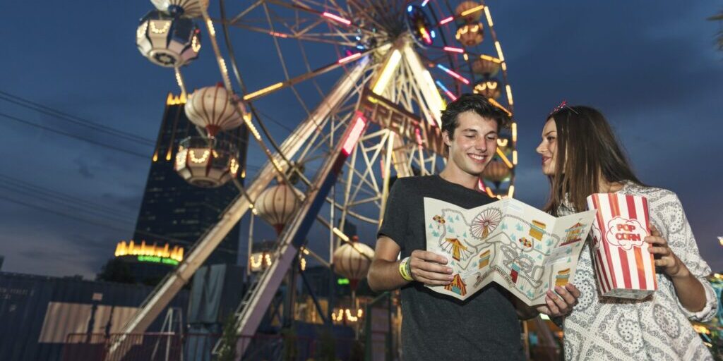 Amusement Leisure Funny Happiness Enjoyment Concept